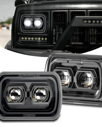 Oyeko 110W 5x7" LED Headlight, High/Low Sealed Beam for Jeep Wrangler YJ, Cherokee XJ, Trucks